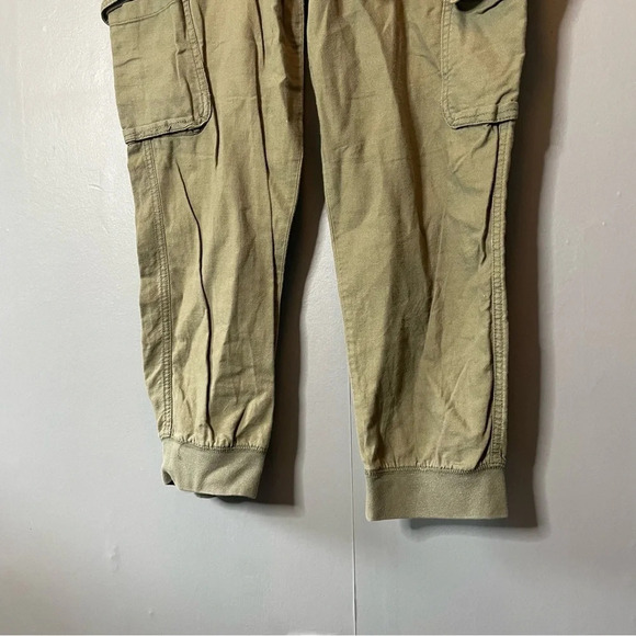 GAP army green cargo joggers women’s size medium - Picture 3 of 8